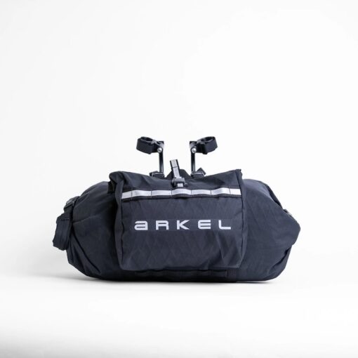 Arkel Front Rack Arkel Rollpacker Front 15L handlebar pack incl. hanger | CycleTouring